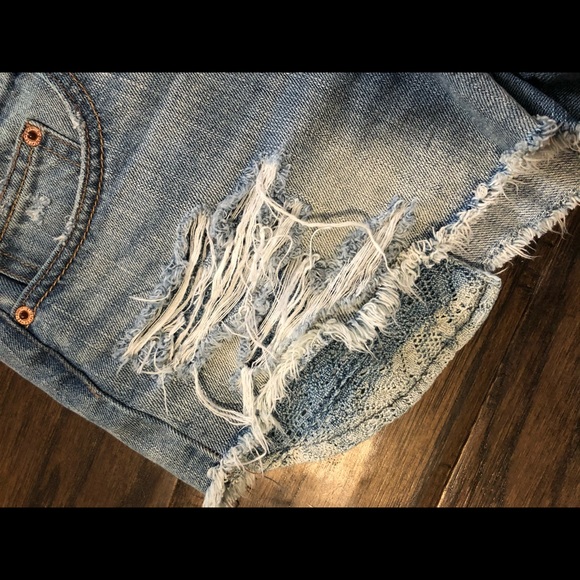 High rise jean shorts AMERICAN EAGLE - Picture 2 of 5